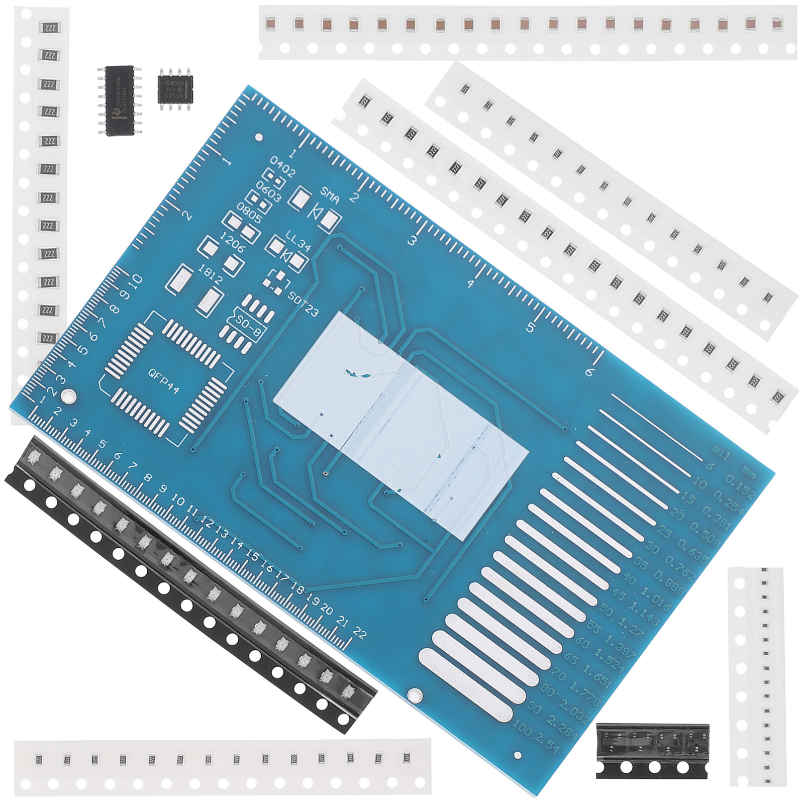 Diy Electronics Project Kit - 1Set Soldering Practice Kit Pcb Board