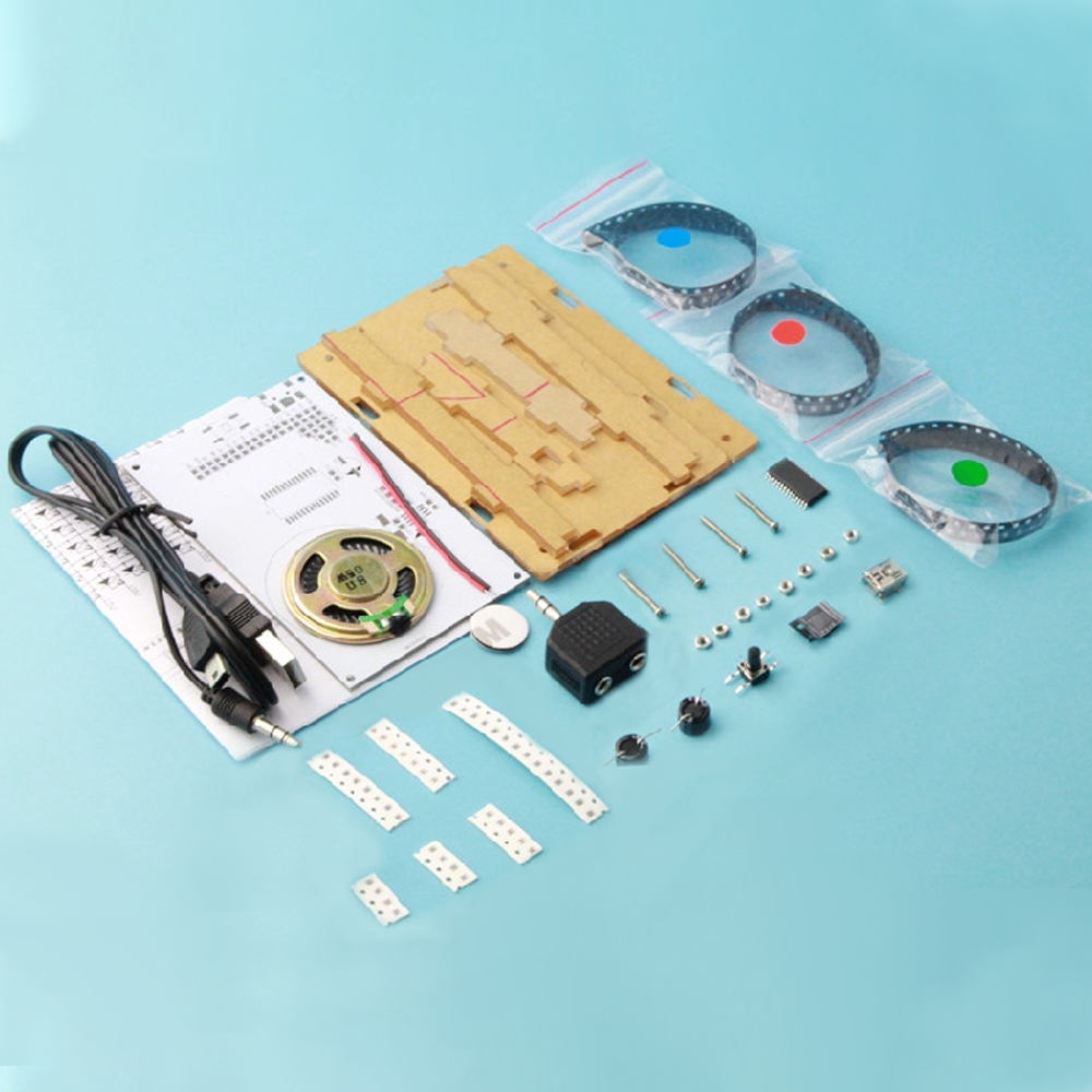 DIY LED Music Spectrum Electro - Diy Audio Electronics Kit ulasan dan harga