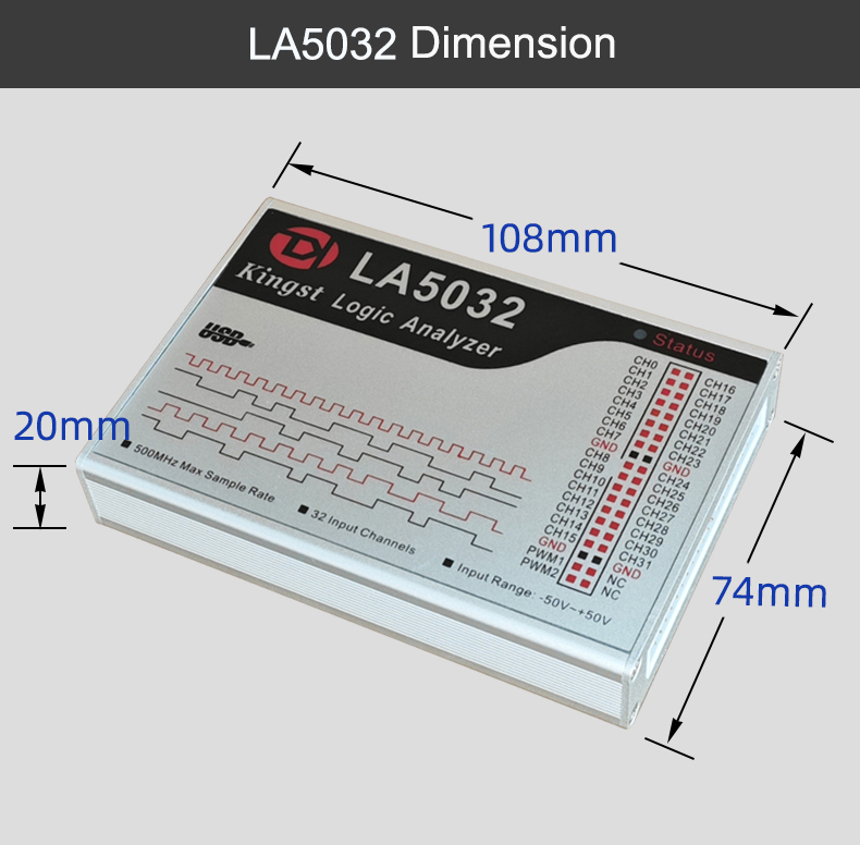 Kingst LA5032 USB Logic Analyz - Logic Analyzer Usb ulasan dan harga