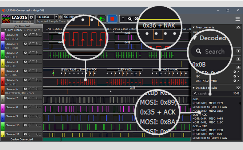 Kingst LA5032 USB Logic Analyz - Logic Analyzer Usb ulasan dan harga