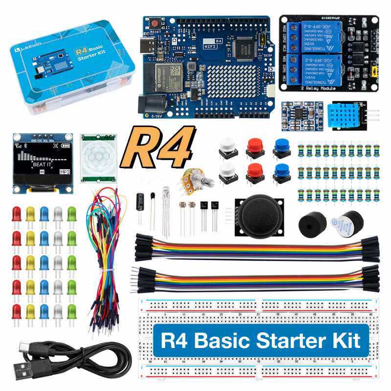 UNO R4 WiFi Compatible Develop - Diy Electronics Learning Kit ulasan dan harga