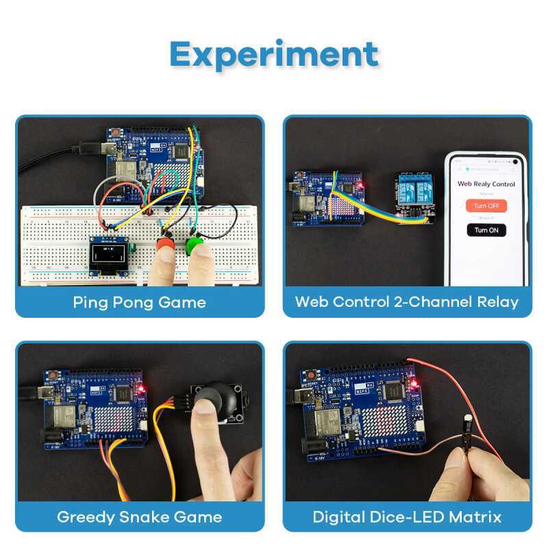 UNO R4 WiFi Compatible Develop - Diy Electronics Learning Kit ulasan dan harga