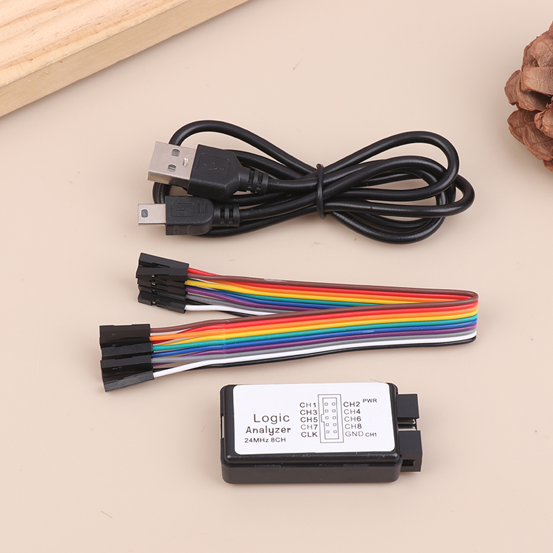 USB Logic Analyzer 24MHz 8 Cha - Logic Analyzer Usb ulasan dan harga
