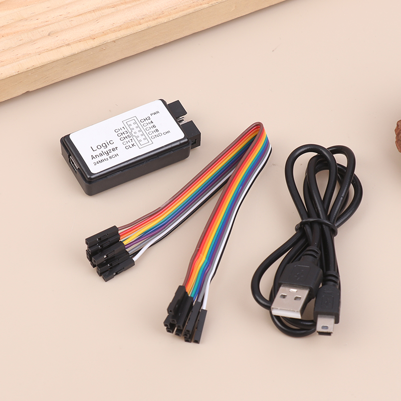 USB Logic Analyzer 24MHz 8 Cha - Logic Analyzer Usb ulasan dan harga