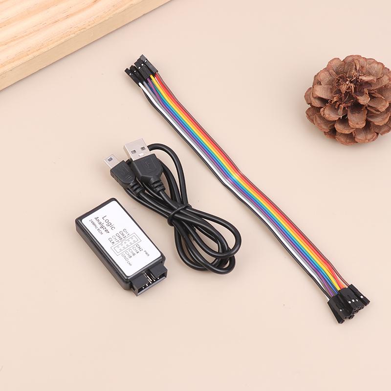 USB Logic Analyzer 24MHz 8 Cha - Logic Analyzer Usb ulasan dan harga