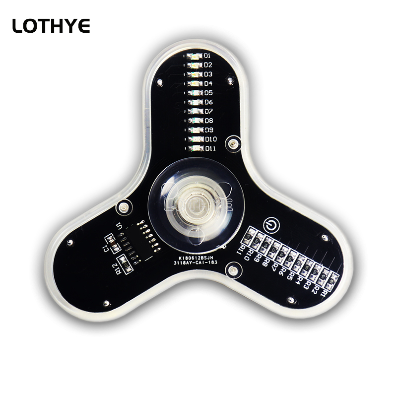 LED Fidget Spinner Manufacture - Diy Electronics Project Kit ulasan dan harga