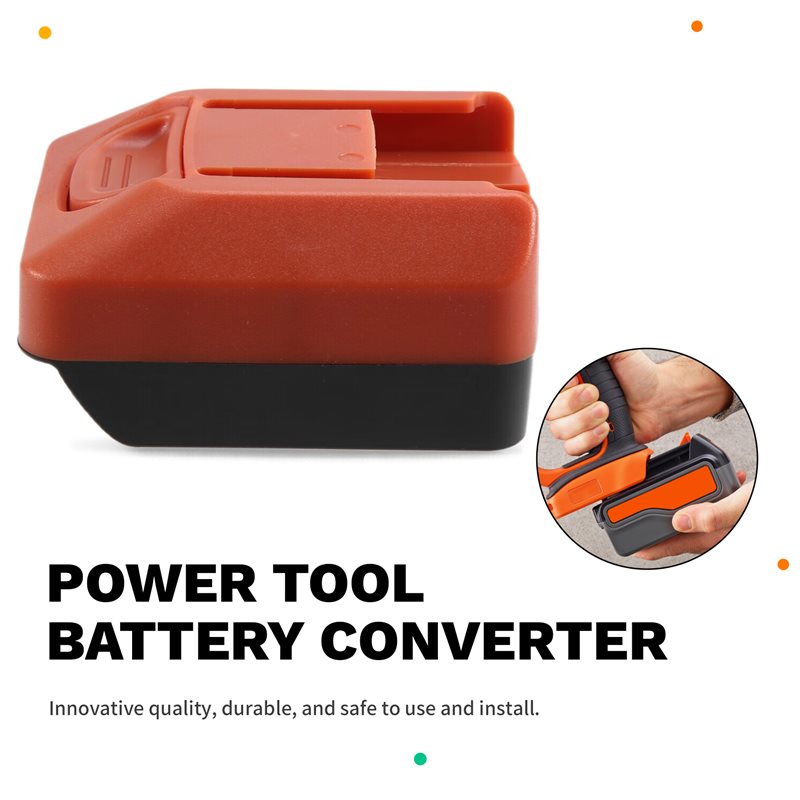 AT05-Upgraded Battery Adapter  - Black+Decker Tool Cordless ulasan dan harga