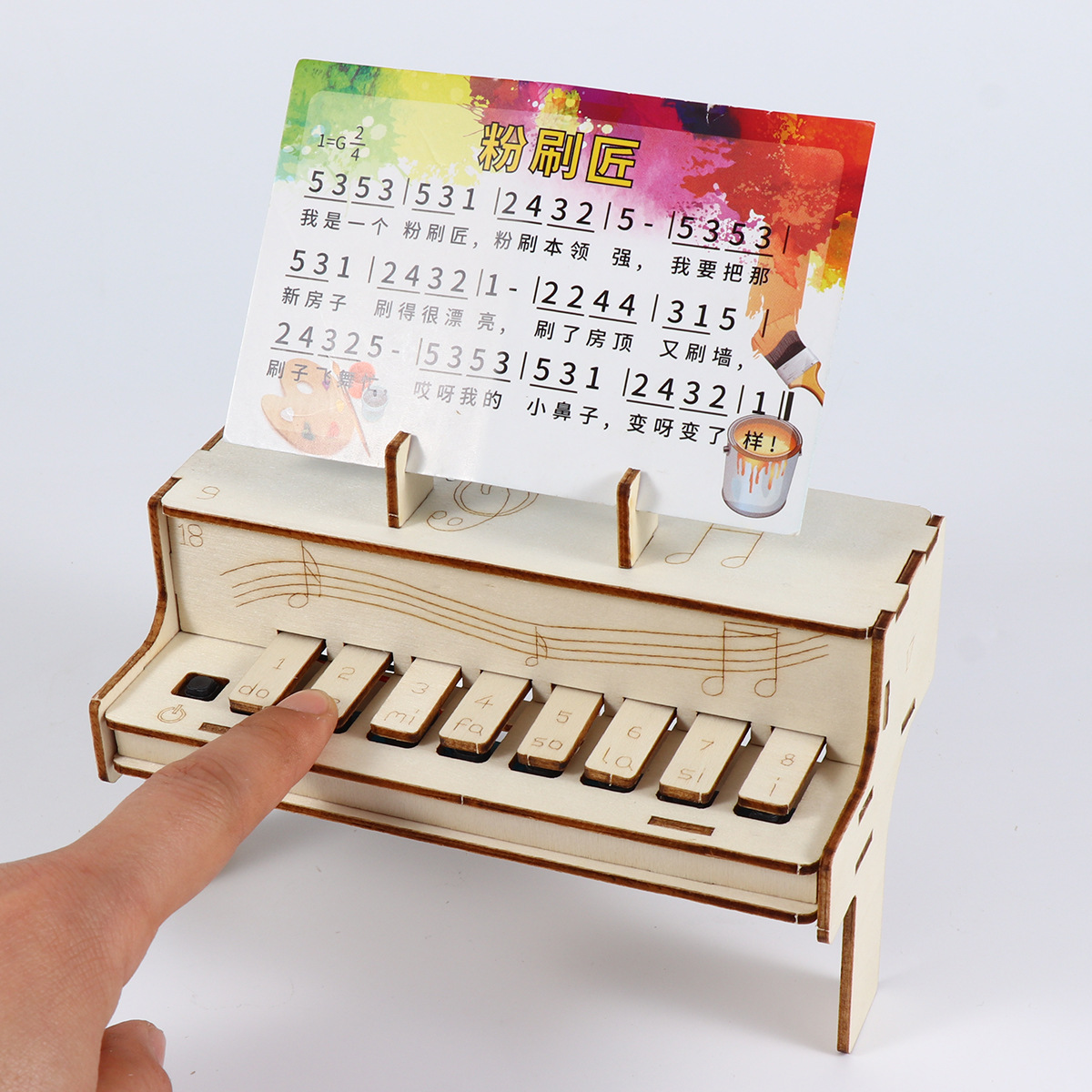 DIY Wooden Electronic Piano Mo - Diy Electronics Learning Kit ulasan dan harga